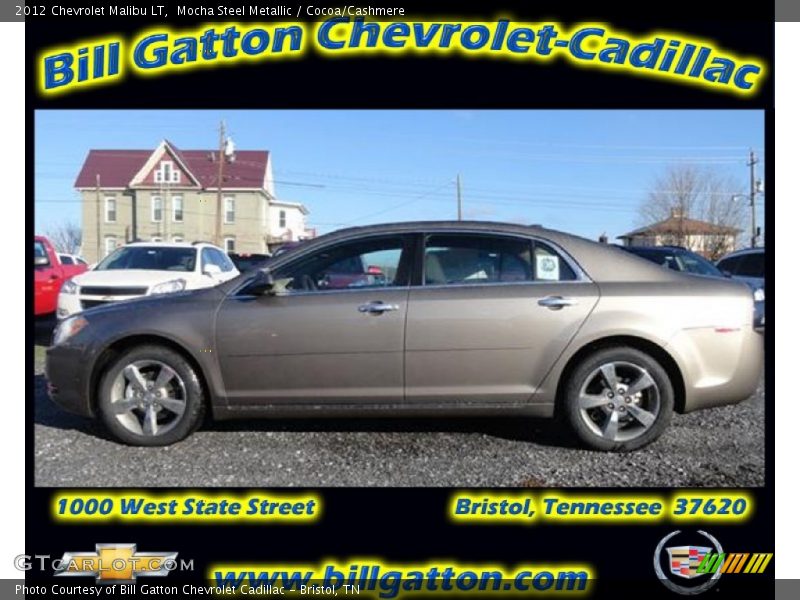 Mocha Steel Metallic / Cocoa/Cashmere 2012 Chevrolet Malibu LT