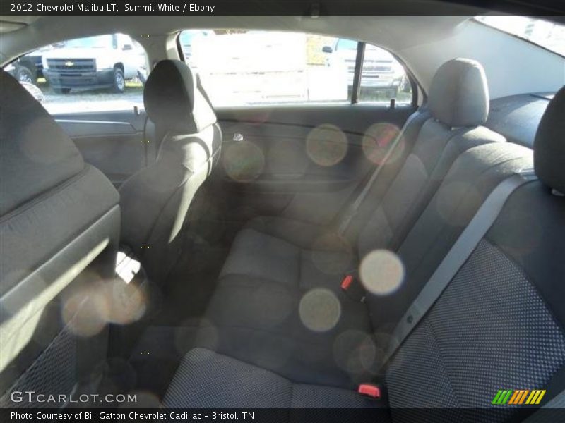 Summit White / Ebony 2012 Chevrolet Malibu LT