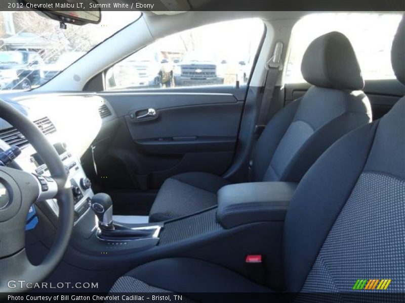Summit White / Ebony 2012 Chevrolet Malibu LT