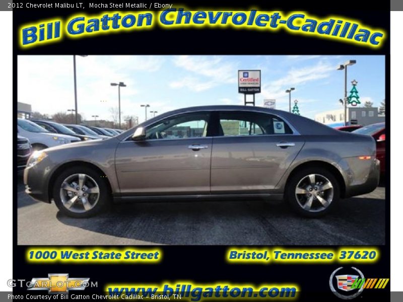 Mocha Steel Metallic / Ebony 2012 Chevrolet Malibu LT