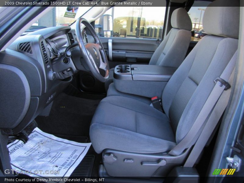 Blue Granite Metallic / Ebony 2009 Chevrolet Silverado 3500HD LT Crew Cab 4x4
