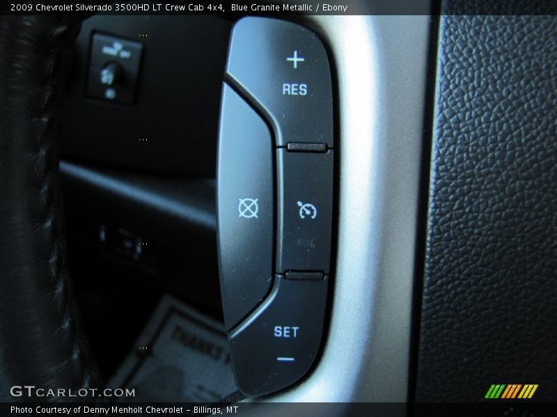 Blue Granite Metallic / Ebony 2009 Chevrolet Silverado 3500HD LT Crew Cab 4x4
