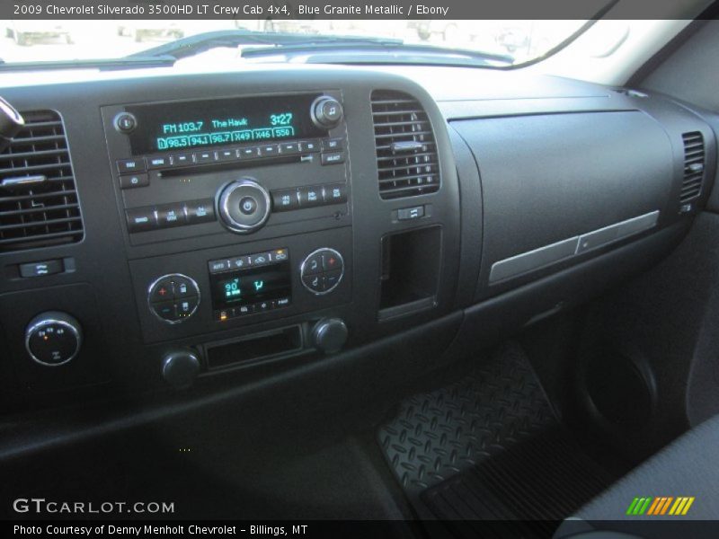 Blue Granite Metallic / Ebony 2009 Chevrolet Silverado 3500HD LT Crew Cab 4x4