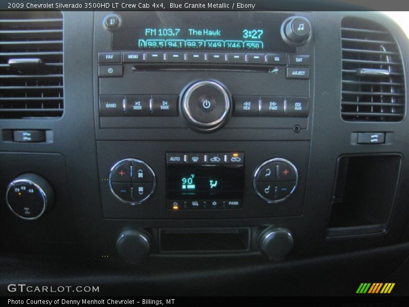 Blue Granite Metallic / Ebony 2009 Chevrolet Silverado 3500HD LT Crew Cab 4x4