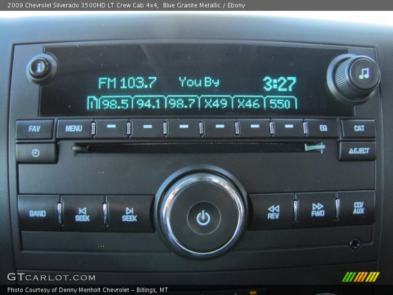 Blue Granite Metallic / Ebony 2009 Chevrolet Silverado 3500HD LT Crew Cab 4x4