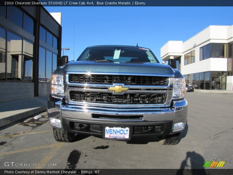 Blue Granite Metallic / Ebony 2009 Chevrolet Silverado 3500HD LT Crew Cab 4x4
