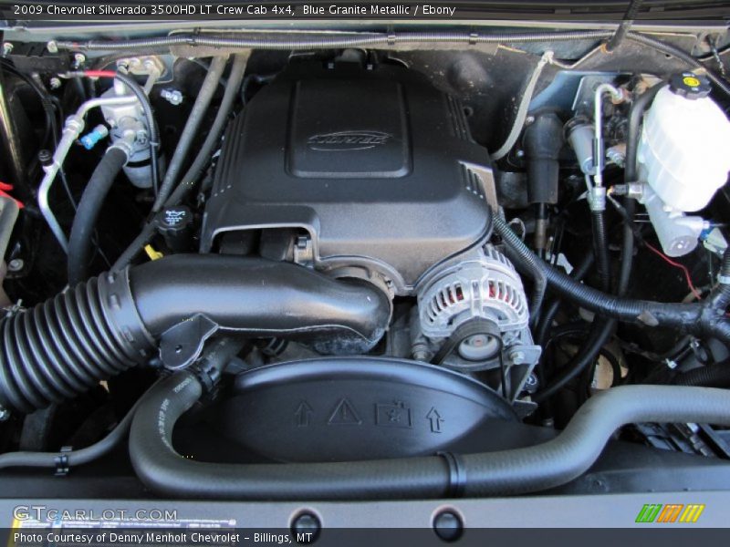 Blue Granite Metallic / Ebony 2009 Chevrolet Silverado 3500HD LT Crew Cab 4x4