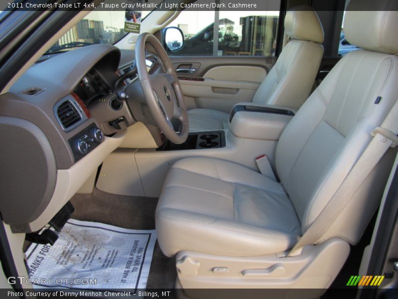 Taupe Gray Metallic / Light Cashmere/Dark Cashmere 2011 Chevrolet Tahoe LT 4x4