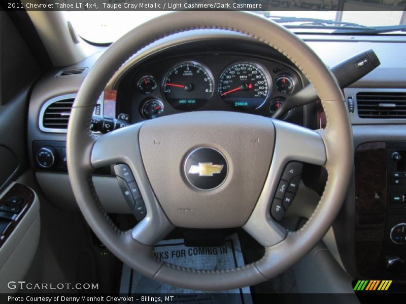 Taupe Gray Metallic / Light Cashmere/Dark Cashmere 2011 Chevrolet Tahoe LT 4x4