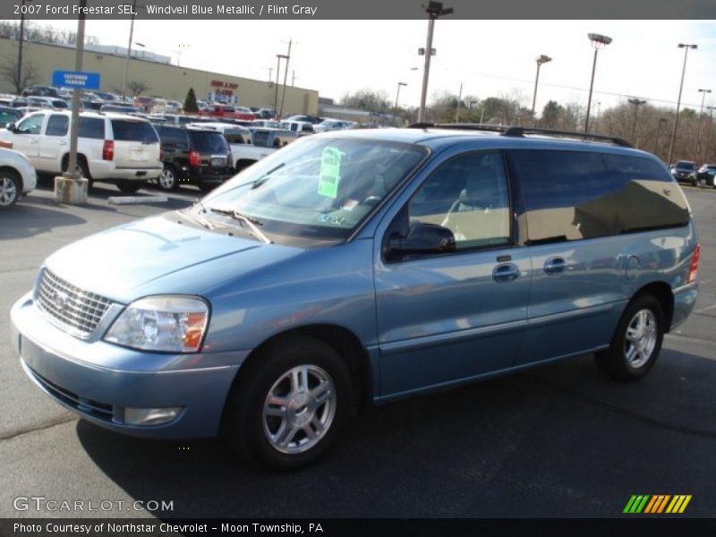 Windveil Blue Metallic / Flint Gray 2007 Ford Freestar SEL