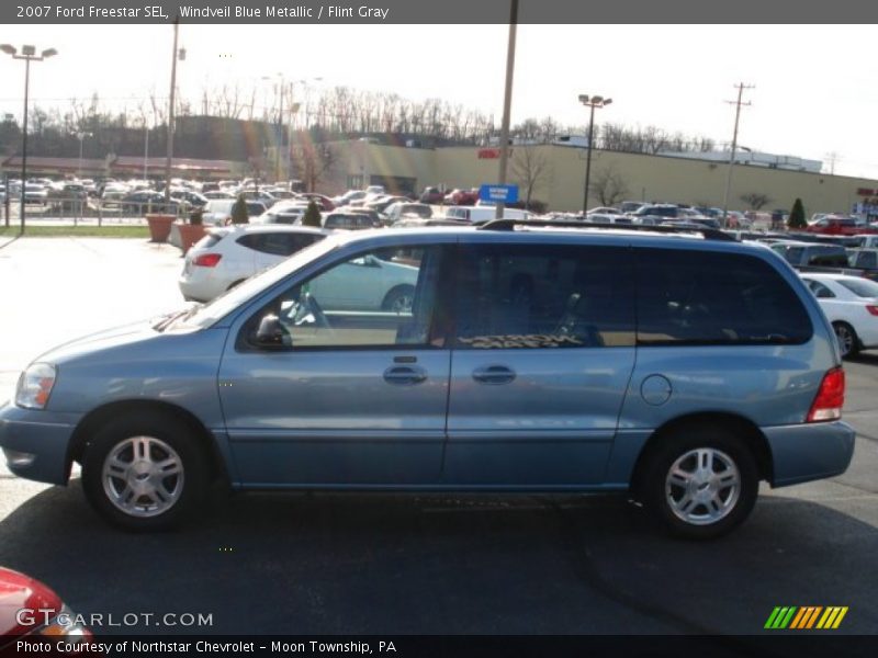 Windveil Blue Metallic / Flint Gray 2007 Ford Freestar SEL