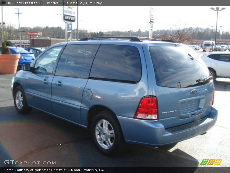 Windveil Blue Metallic / Flint Gray 2007 Ford Freestar SEL
