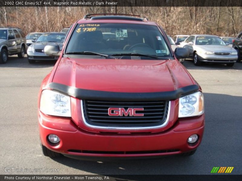 Magnetic Red Metallic / Dark Pewter 2002 GMC Envoy SLT 4x4