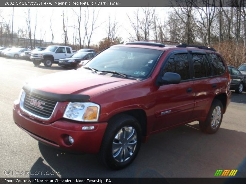 Magnetic Red Metallic / Dark Pewter 2002 GMC Envoy SLT 4x4
