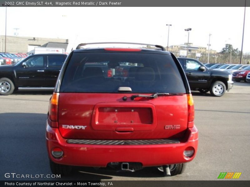 Magnetic Red Metallic / Dark Pewter 2002 GMC Envoy SLT 4x4
