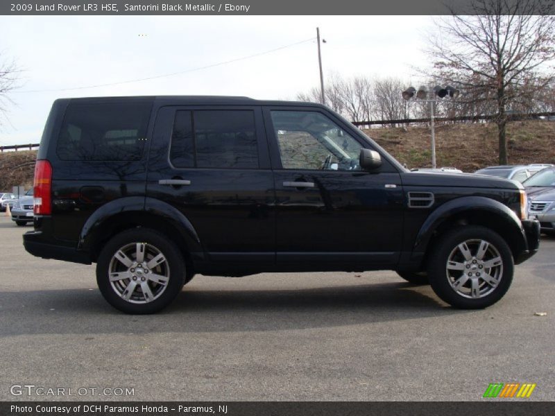 Santorini Black Metallic / Ebony 2009 Land Rover LR3 HSE