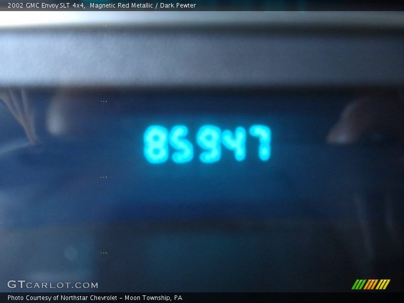 Magnetic Red Metallic / Dark Pewter 2002 GMC Envoy SLT 4x4