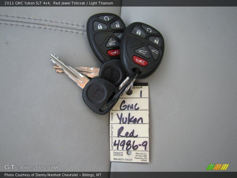 Red Jewel Tintcoat / Light Titanium 2011 GMC Yukon SLT 4x4