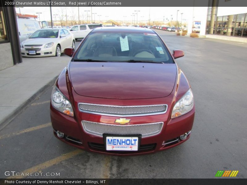 Red Jewel / Cocoa/Cashmere 2009 Chevrolet Malibu LTZ Sedan