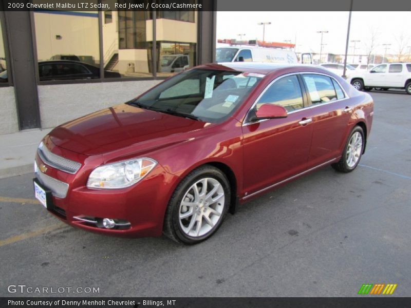 Red Jewel / Cocoa/Cashmere 2009 Chevrolet Malibu LTZ Sedan