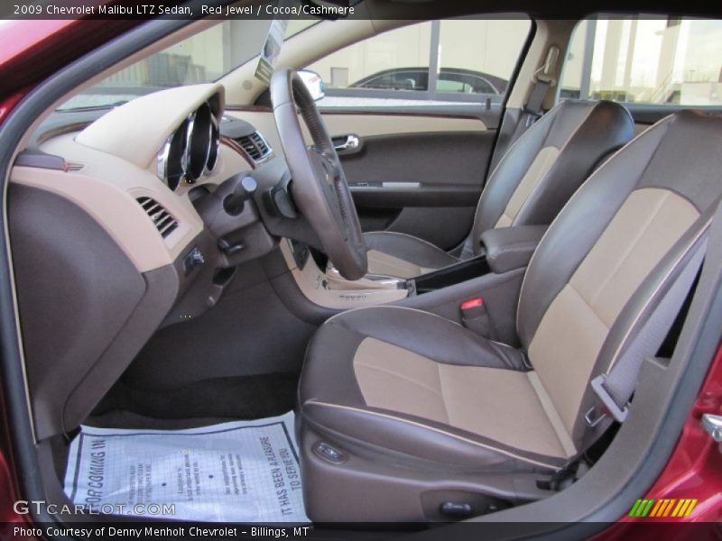 Red Jewel / Cocoa/Cashmere 2009 Chevrolet Malibu LTZ Sedan