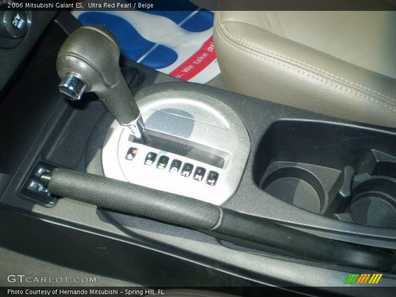 Ultra Red Pearl / Beige 2006 Mitsubishi Galant ES