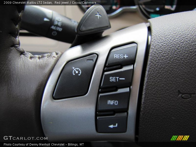 Red Jewel / Cocoa/Cashmere 2009 Chevrolet Malibu LTZ Sedan