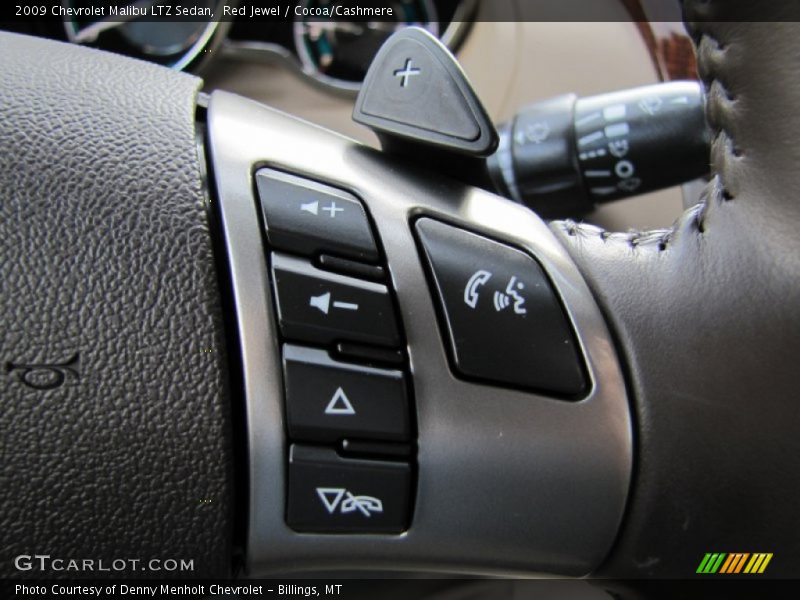 Red Jewel / Cocoa/Cashmere 2009 Chevrolet Malibu LTZ Sedan