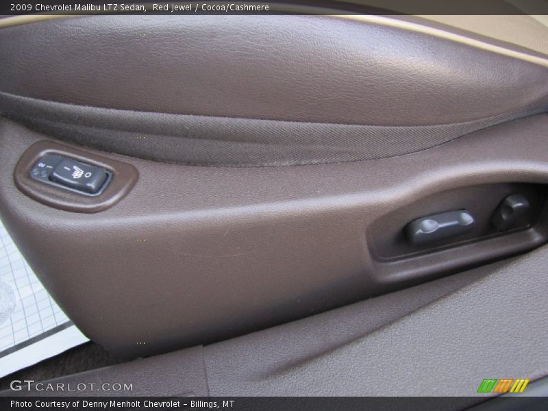 Red Jewel / Cocoa/Cashmere 2009 Chevrolet Malibu LTZ Sedan