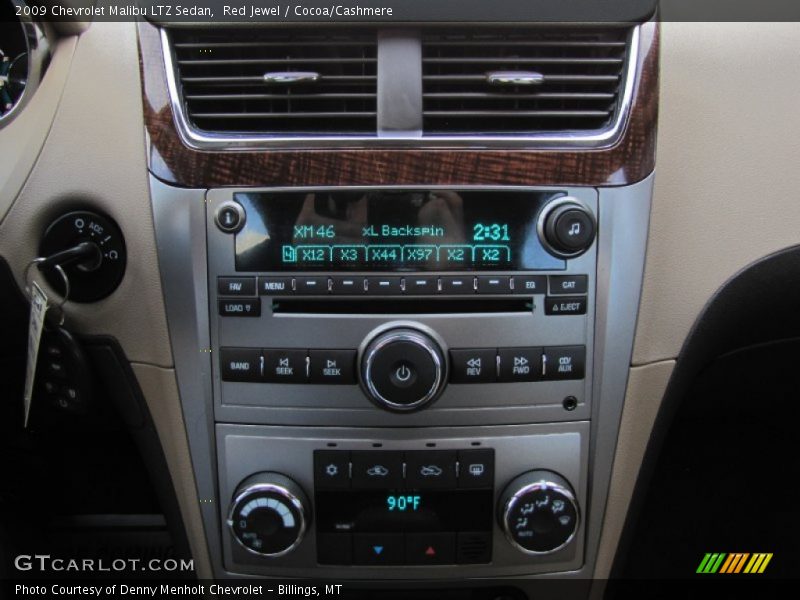Red Jewel / Cocoa/Cashmere 2009 Chevrolet Malibu LTZ Sedan