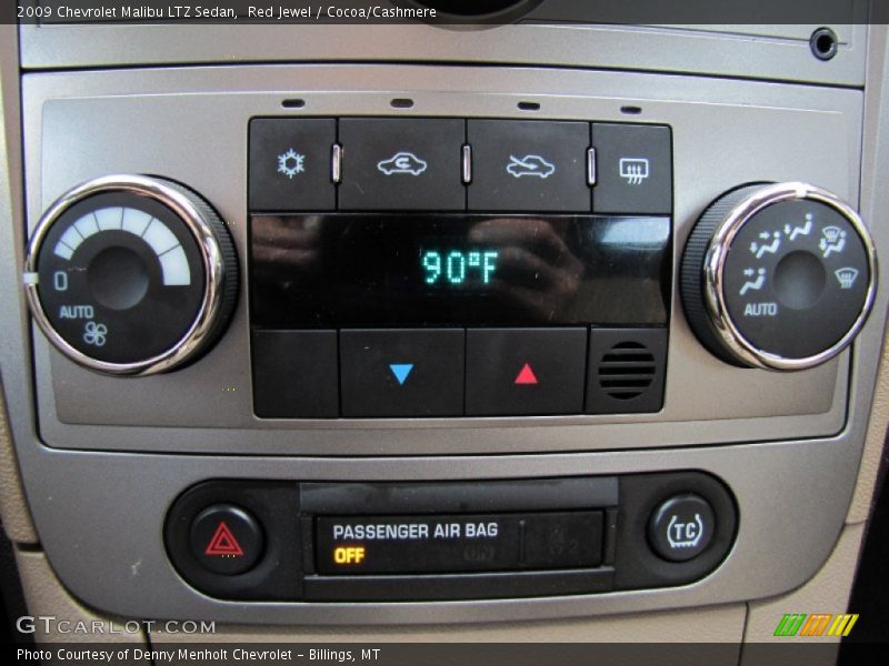 Red Jewel / Cocoa/Cashmere 2009 Chevrolet Malibu LTZ Sedan