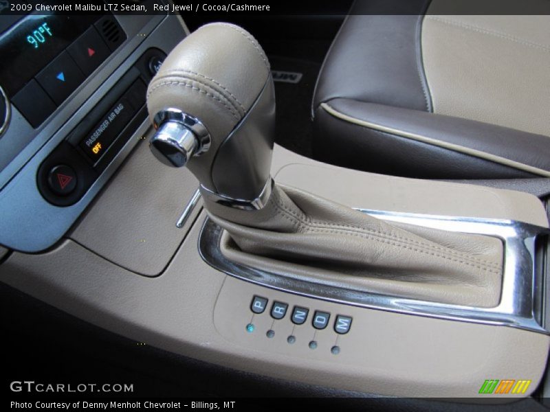 Red Jewel / Cocoa/Cashmere 2009 Chevrolet Malibu LTZ Sedan