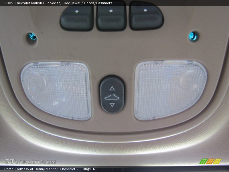 Red Jewel / Cocoa/Cashmere 2009 Chevrolet Malibu LTZ Sedan