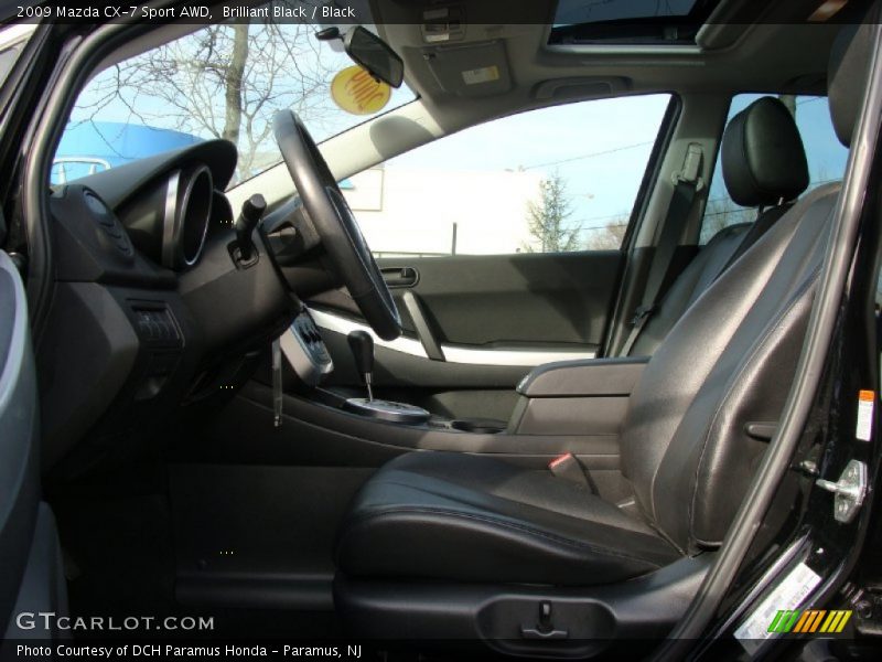 Brilliant Black / Black 2009 Mazda CX-7 Sport AWD