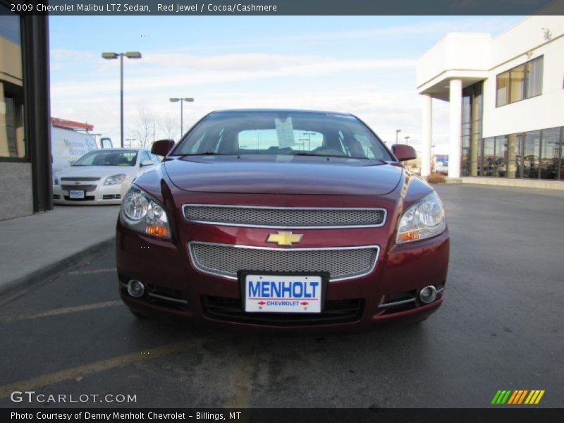 Red Jewel / Cocoa/Cashmere 2009 Chevrolet Malibu LTZ Sedan