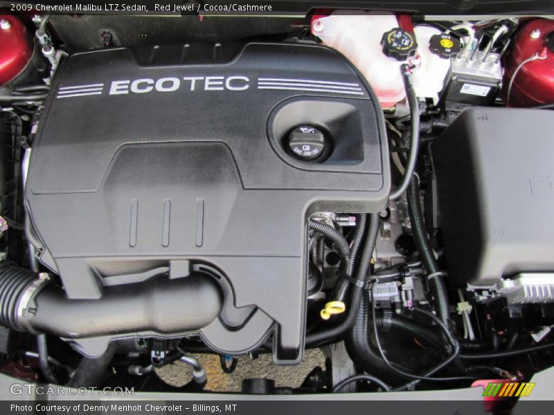 Red Jewel / Cocoa/Cashmere 2009 Chevrolet Malibu LTZ Sedan