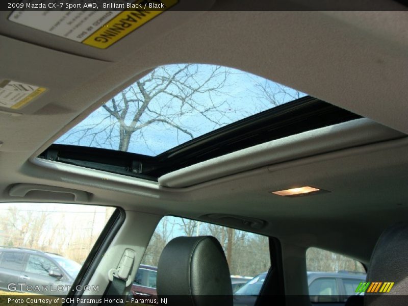 Brilliant Black / Black 2009 Mazda CX-7 Sport AWD