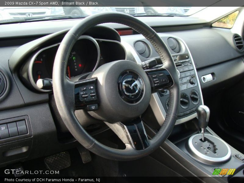 Brilliant Black / Black 2009 Mazda CX-7 Sport AWD