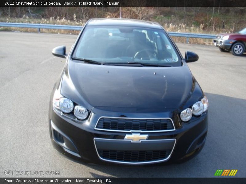 Black / Jet Black/Dark Titanium 2012 Chevrolet Sonic LT Sedan
