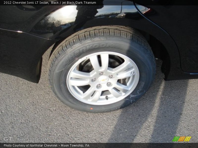 Black / Jet Black/Dark Titanium 2012 Chevrolet Sonic LT Sedan