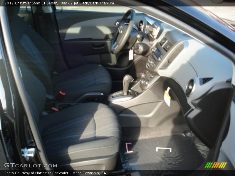 Black / Jet Black/Dark Titanium 2012 Chevrolet Sonic LT Sedan