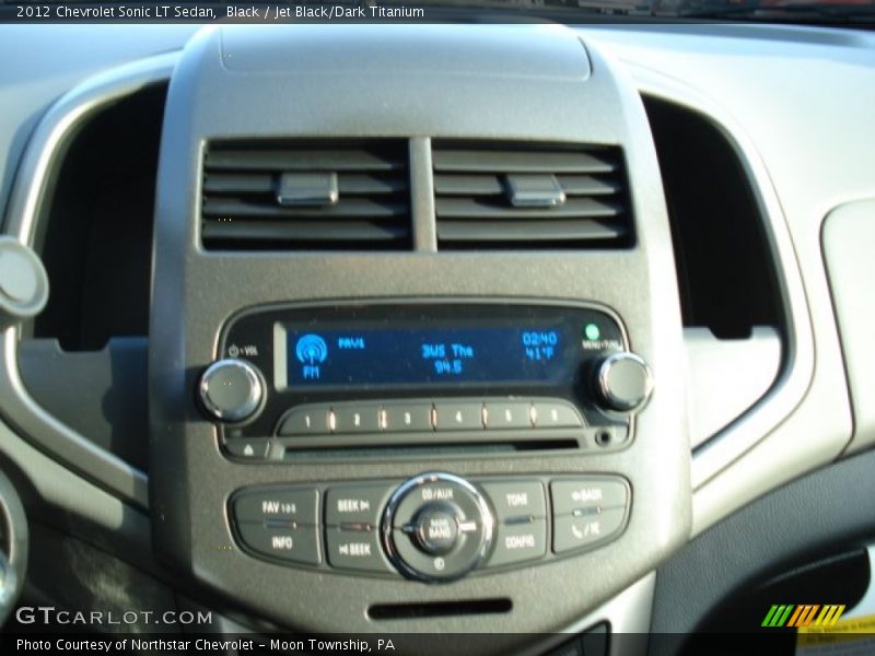 Black / Jet Black/Dark Titanium 2012 Chevrolet Sonic LT Sedan