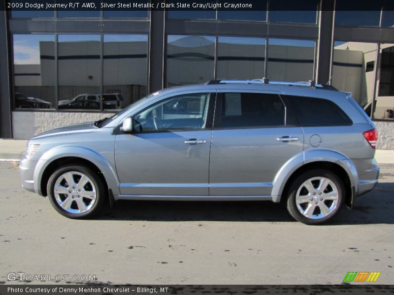 Silver Steel Metallic / Dark Slate Gray/Light Graystone 2009 Dodge Journey R/T AWD