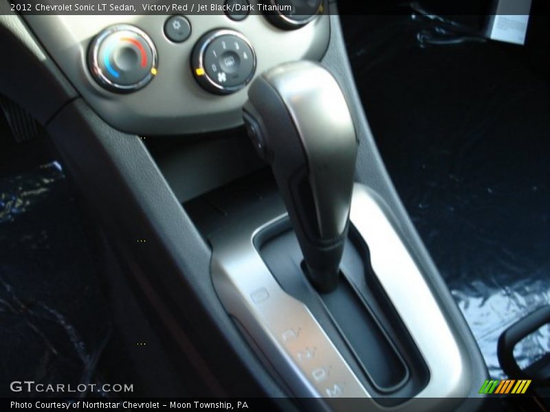 Victory Red / Jet Black/Dark Titanium 2012 Chevrolet Sonic LT Sedan