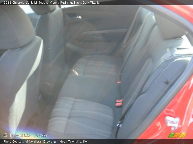 Victory Red / Jet Black/Dark Titanium 2012 Chevrolet Sonic LT Sedan