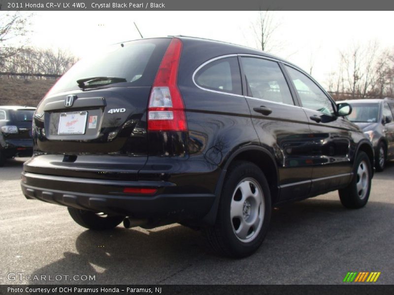 Crystal Black Pearl / Black 2011 Honda CR-V LX 4WD