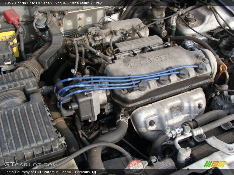  1997 Civic EX Sedan Engine - 1.6 Liter SOHC 16-Valve 4 Cylinder
