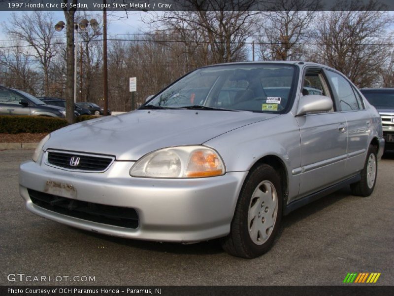 Vogue Silver Metallic / Gray 1997 Honda Civic EX Sedan