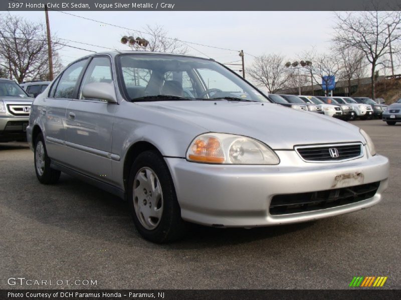 Vogue Silver Metallic / Gray 1997 Honda Civic EX Sedan