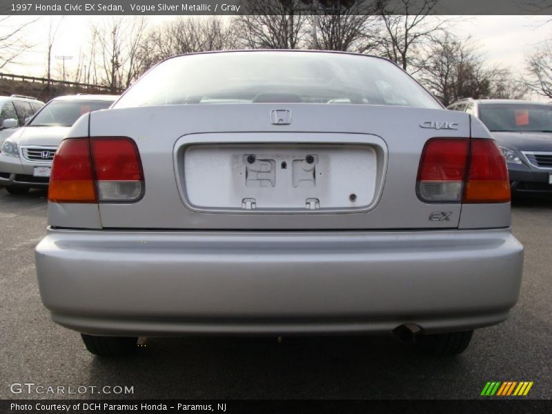 Vogue Silver Metallic / Gray 1997 Honda Civic EX Sedan